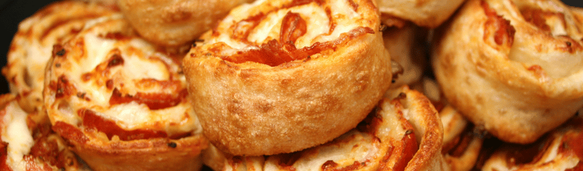 Pizzabrötchen (12 Stück) Banner